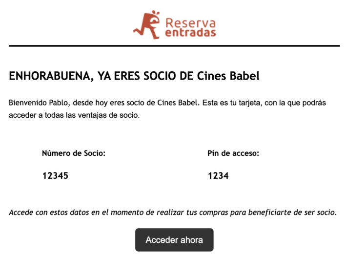 Número de soci i PIN